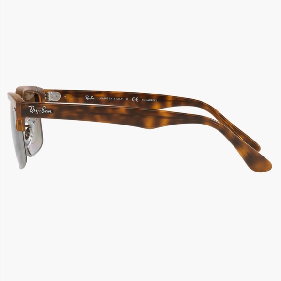 Ray-Ban 52mm Polarized Square Clubmaster Sunglasses - Picture 10 of 11